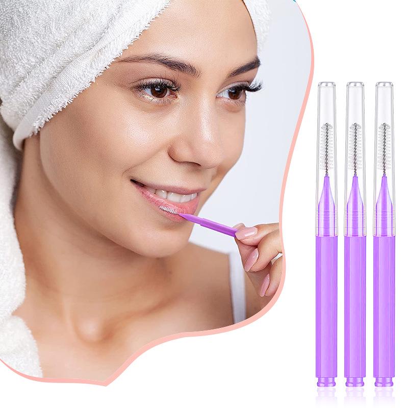 Disposable Beauty & Orthodontic Interdental Brush - Eyelash & Eyebrow Cleaner
