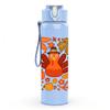 1PC Autumn Maple Turkey Art 750ml Color Plastic Sports Water Bottle Leakproof Flip Straw Lid Suitable for Sports Office Home Use