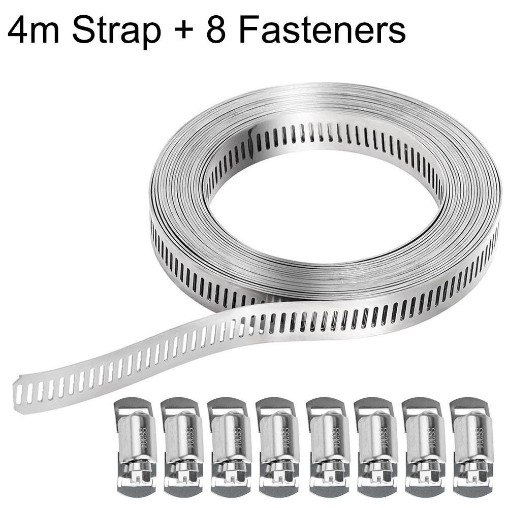 Großer Schlauchschellen-Gurt Verstellbare Klemmen Befestigungselemente Neue Schlauchschellen Rohr Schlauch