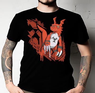Guilmon Adventure Anime Digimon Art Classic T-Shirt Unisex All Size Unisex T-Shirt