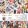 6-inch DIY Photo Album Background Paper - Single-sided, 12 Unique Designs (1 Sheet/Set)