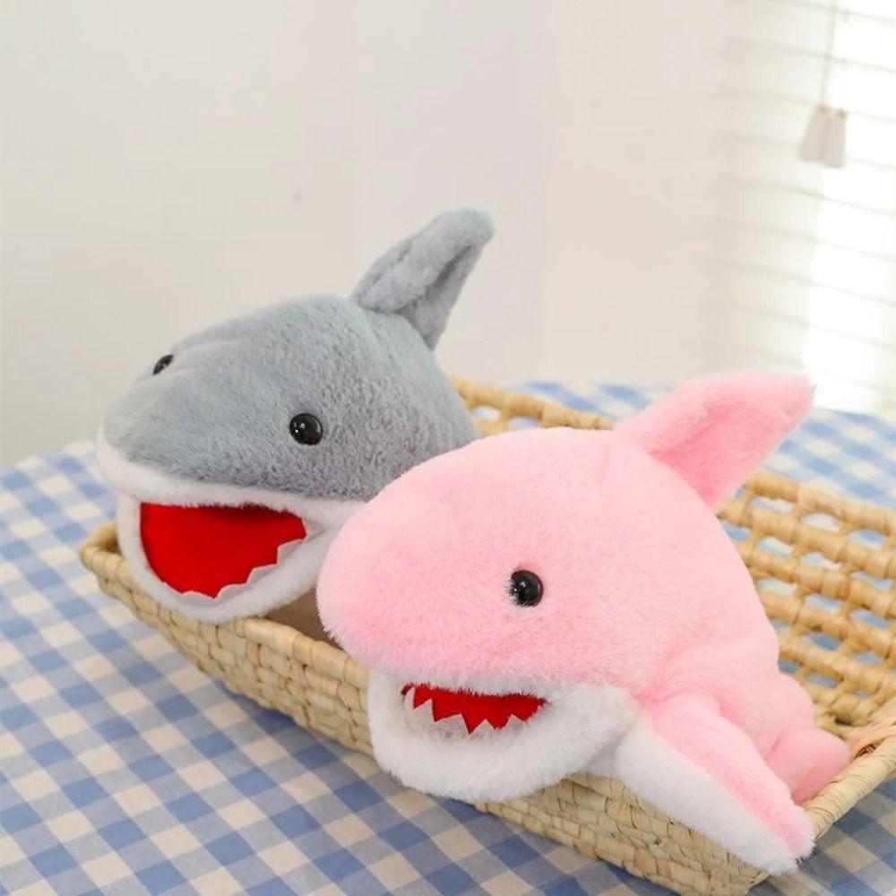 Cartoon Shark Hand Puppet Cute Animal Toys Children Gift Interactive Toy Baby Toys
