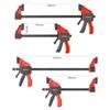 Gunpla F Clamps, Set of 4, Quick Bar Clamps, 300mm, Set of 2 (Maximum Clamping Force: Approx. 68kg) & Spring Clamps, 150mm (6 inches), Set of 2, for W