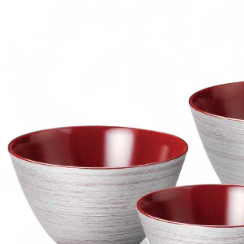 Bowl PET with Urethane Dishwasher and Microwave Made In Japan J-kitchens 3-Piece Set, (Resin)/ABS Coating, Safe, PID-530841,