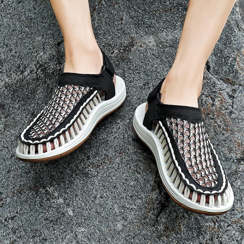 Summer New Men's Sandals High Quality Handmade Weaving Casual Sandals Fashion Couple's Beach Sandals Outdoor Water Shoes for Men