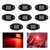 8 Pods Rock Lights, 36 LEDs Underglow Lights for Truck SUV UTV ATV Car Boat Motorcycle Red Light