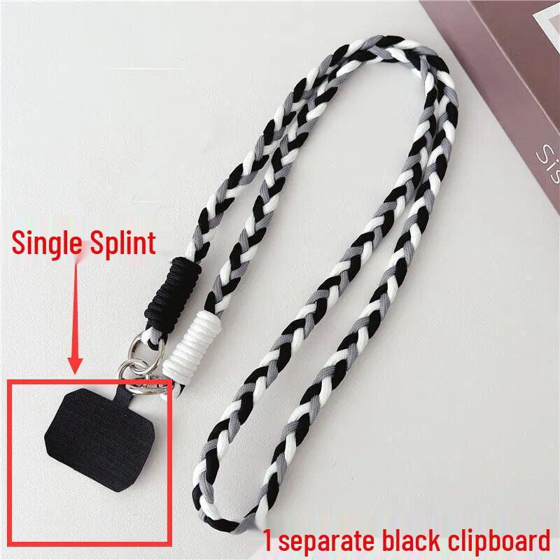 Плетеный ремешок-шнурок через плечо для телефона: Прочный, Долговечный, Ударопрочный Универсальный Чехол и Цепочка