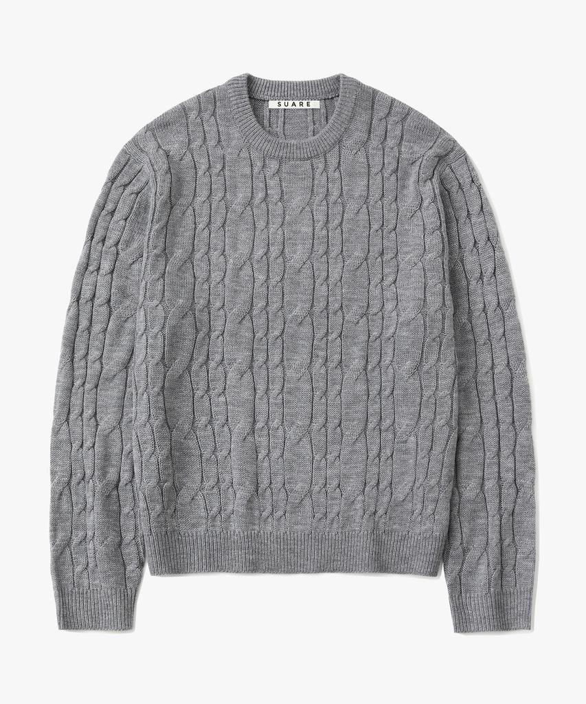 SUARE 2-In-1 Crop Cable Knit - 4 Colors