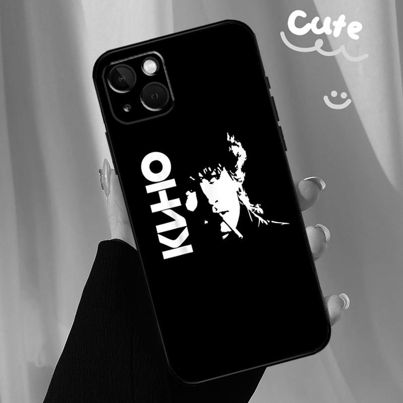 Viktor Tsoi Case For iPhone 13 12 11 14 15 16 Pro Max XR XS X Plus  12 13 Mini Bumper Cover Capa