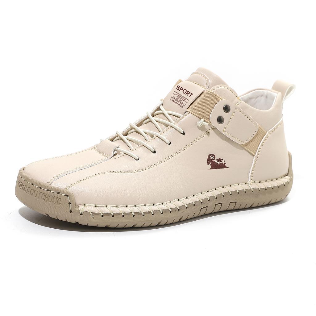 Hot Selling Plus Size Men's and Women's Mid Top Martin Boots Outdoor Casual Shoes Workwear Stitching Men's Shoes 9880
