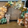 Jungle Animal Wild One Balloon Garland Arch Backdrop  For Baby Shower 1st Birthday Party Supplies