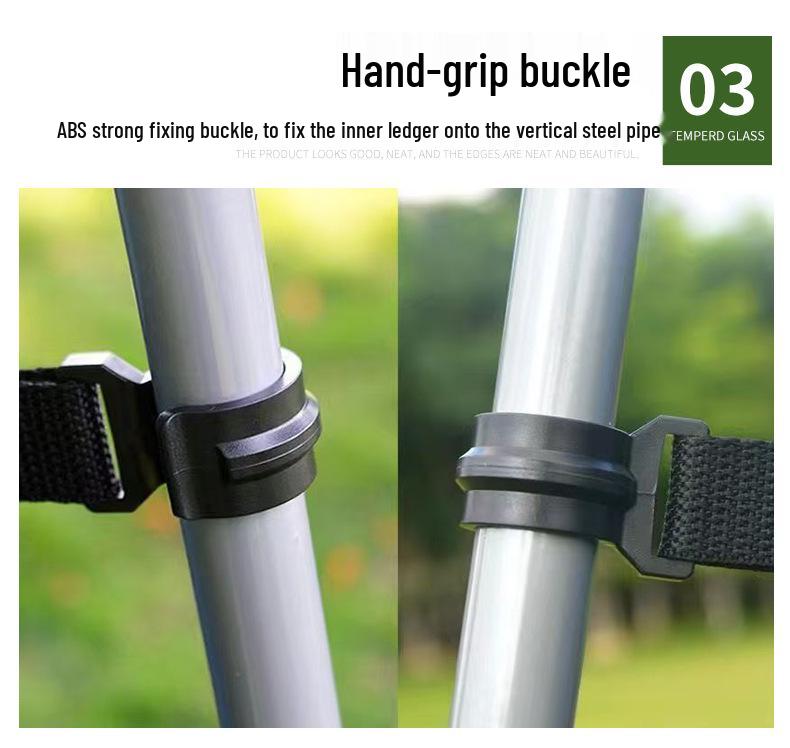 Four-Season Ventilated Camping Tent: Mesh Sunshade, Mosquito Repellent, Rainproof Shelter