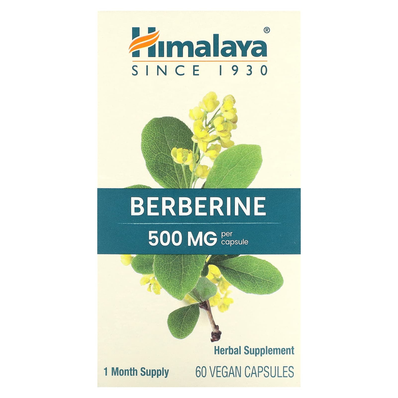 

Berberine, Veggie Capsules 60 (500Mg per capsule)