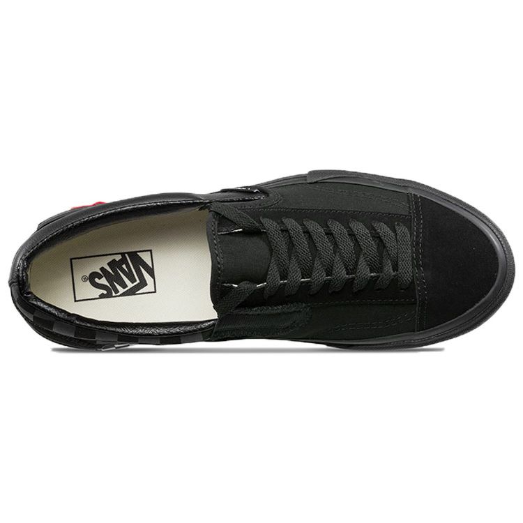 Vans Zapatillas unisex Slip-On CAP con diseño de cuadros en negro VN0A3WM5276