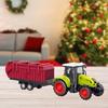 Farm Tractor Truck Toy Play Vehicle Engineer Car Friction Powered Push and Go for Children Ages
