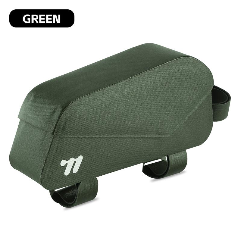 WEST BIKING Bicycle Magnetic Lid Top Tube Bag With Bolts Mounted & Straps MTB Road Bike Waterproof  Front Frame Structured Bag
