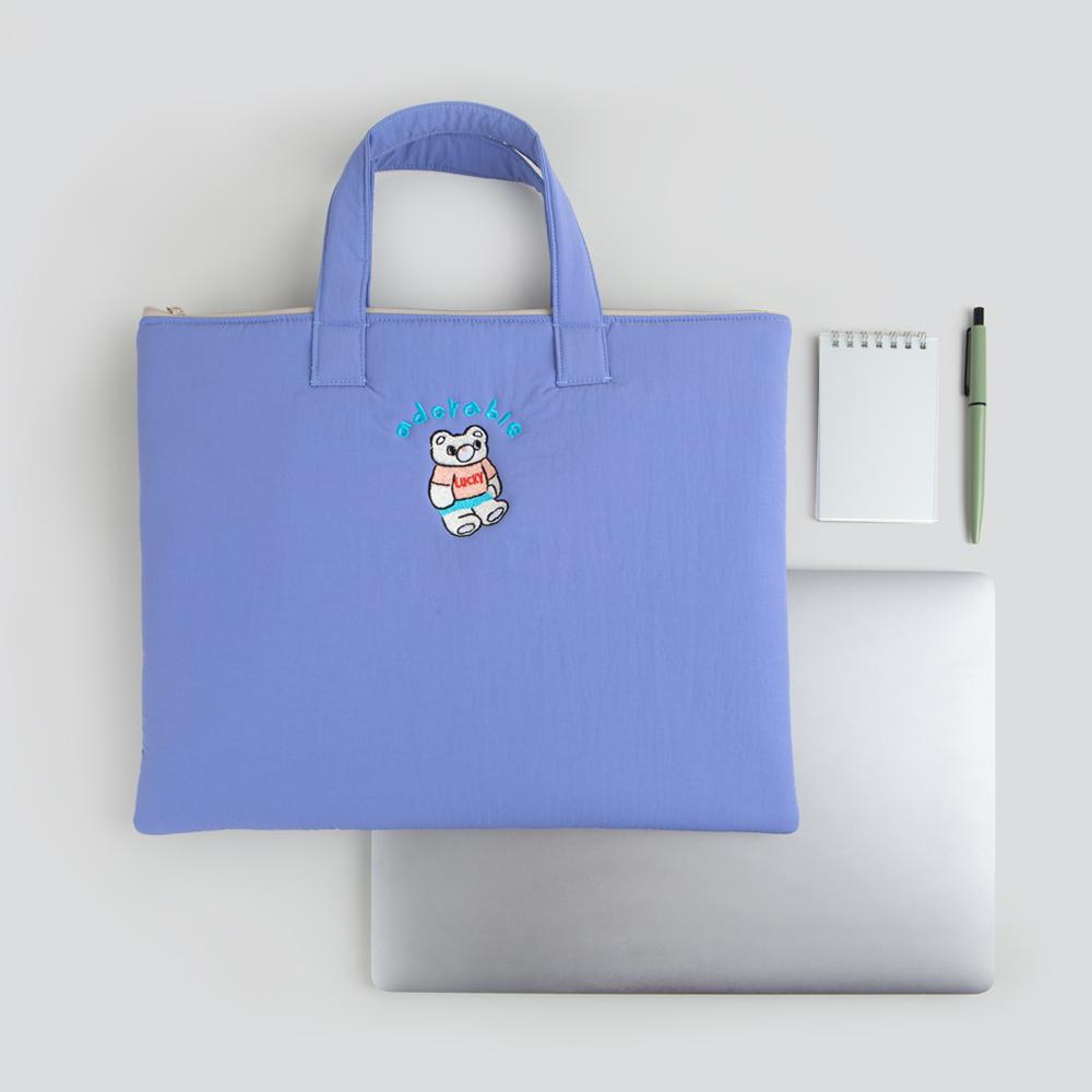 All New Frame Airy Laptop Bag - Adorable Teddy Bear (13/15 Inch)