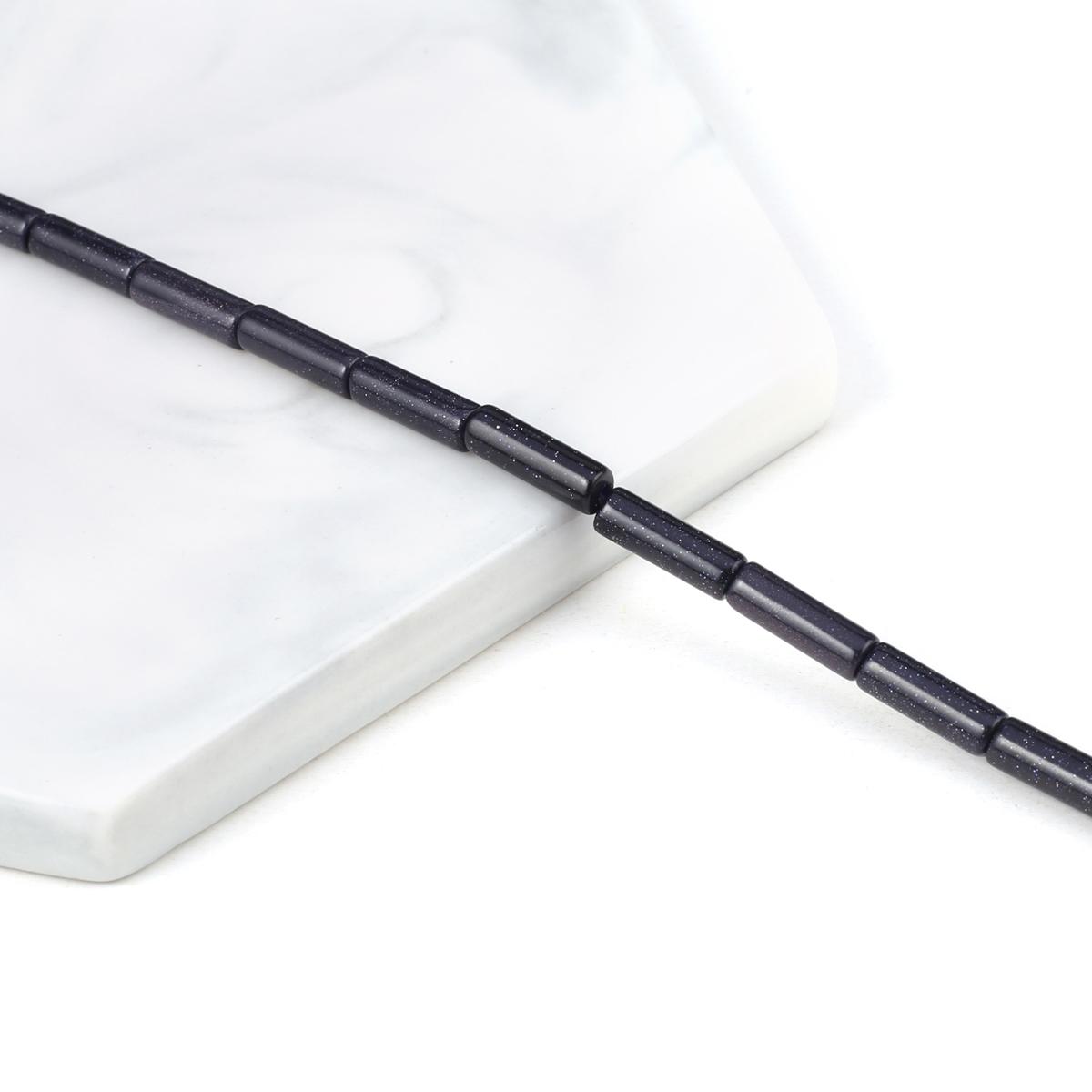 

Бусины из натурального камня золотой лебедь/бирюза цилиндрические изолирующие бусины для изготовления ювелирных изделий DIY ожерелье браслет серьги аксессуар 5x14mm