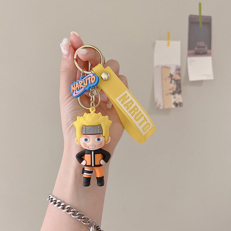 Genshin Impact And Naruto Silicone Keychain Figurine Collectible For Anime Fans