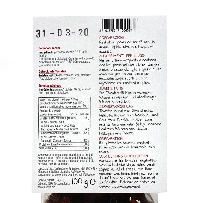 100g of Dried La Selva Tomatoes