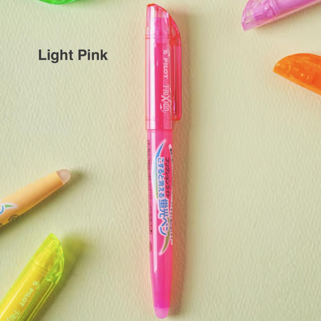 Japanese Erasable Highlighter Set – 7 Colors (Soft & Light Series)