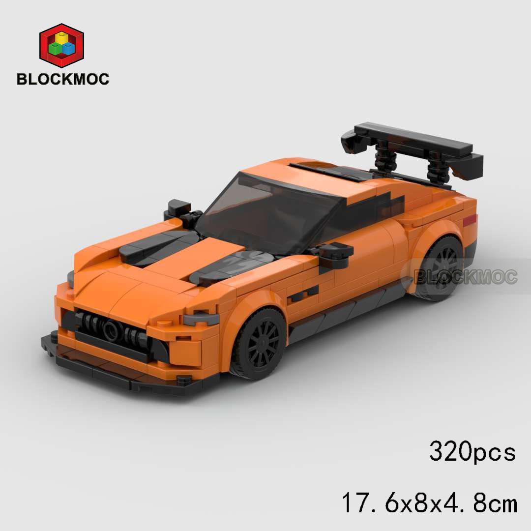 

MOC Bricks Racing Sports Car Vehicle Racer Building Blocks Sets Toys for Children