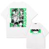 2026 New Casual 100 Cotton My Hero Academia Midoriya Izuku Printed Unisexs and Womens Loose Summer casual and comfortable