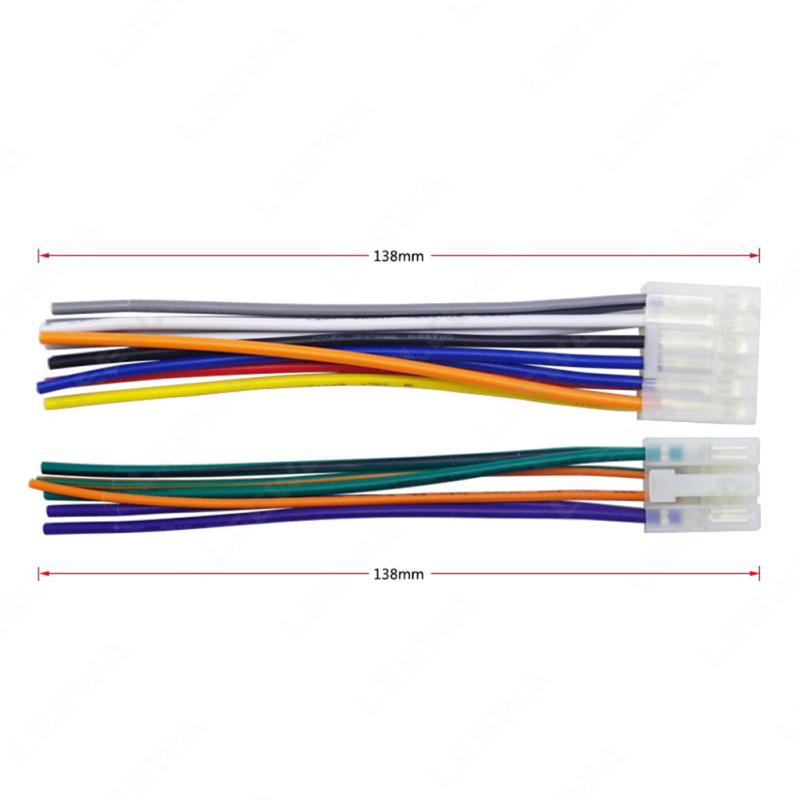 Car Audio Stereo Wiring Harness Adapter Plug Cd Machine Modified Wire Male Harness Replacement Parts