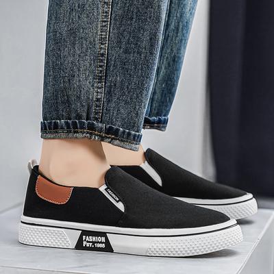 Men 's Casual Four Seasons Fashion Canvas Skateboarding Students Comfortable Sneakers Boys Trending Soft Sole Breathable Shoes