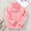 Autunno Inverno Caldo Moda Bambino Ragazzi Ragazze Peluche Calde Felpe Pullover