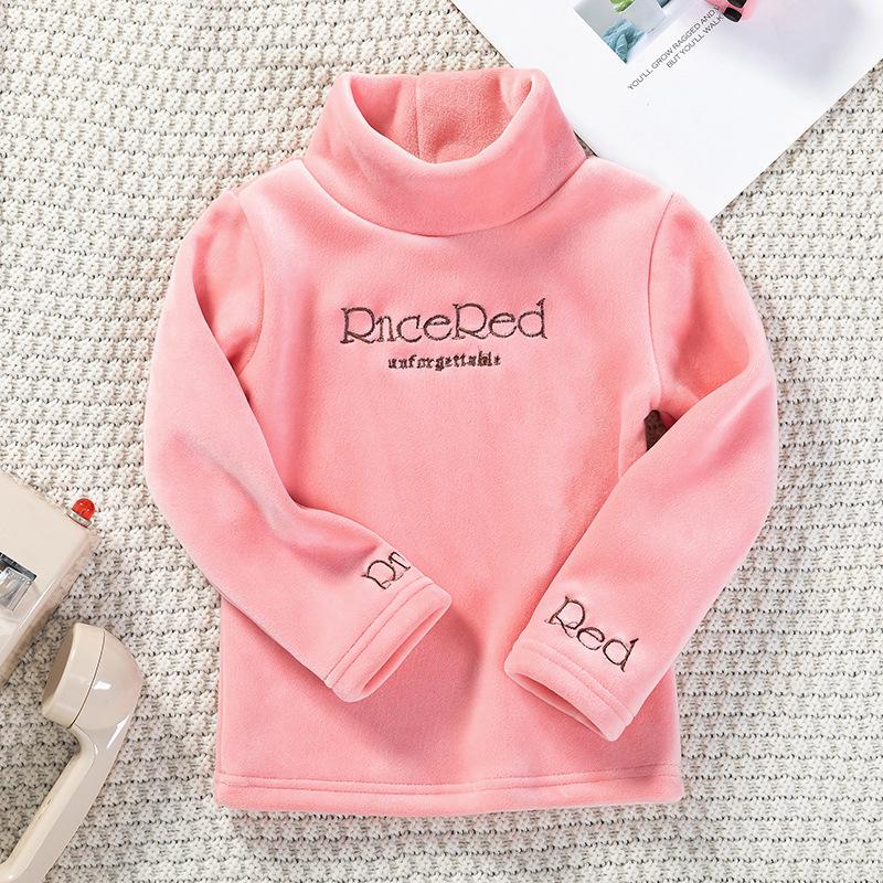 Autunno Inverno Caldo Moda Bambino Ragazzi Ragazze Peluche Calde Felpe Pullover