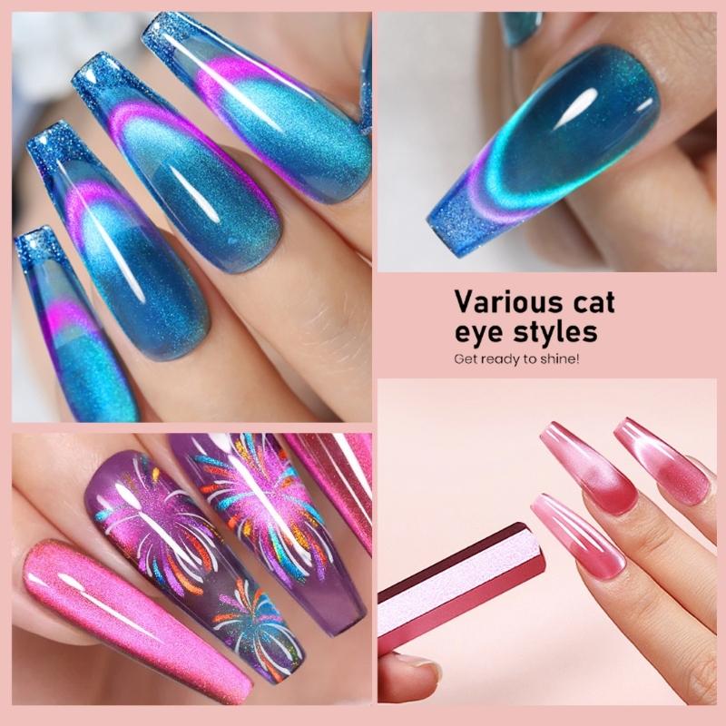 Katzenauge Magnetstift Doppelseitige Nageldesign-Werkzeuge Zeigen Sie Ihre Kreativität Schaffen Sie schöne Nägel für Zuhause und Studio