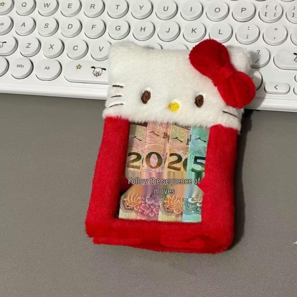 Chaveiro de Mochila de Pelúcia de Animal Fofo e Porta-Cartões - Pingente de 3 Polegadas para Fotos e Cartões