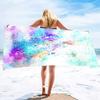 Tuschemalerei Druckserie Meeresurlaub Strandtuch Schwimmbad Badetuch Mikrofaser Sporttuch