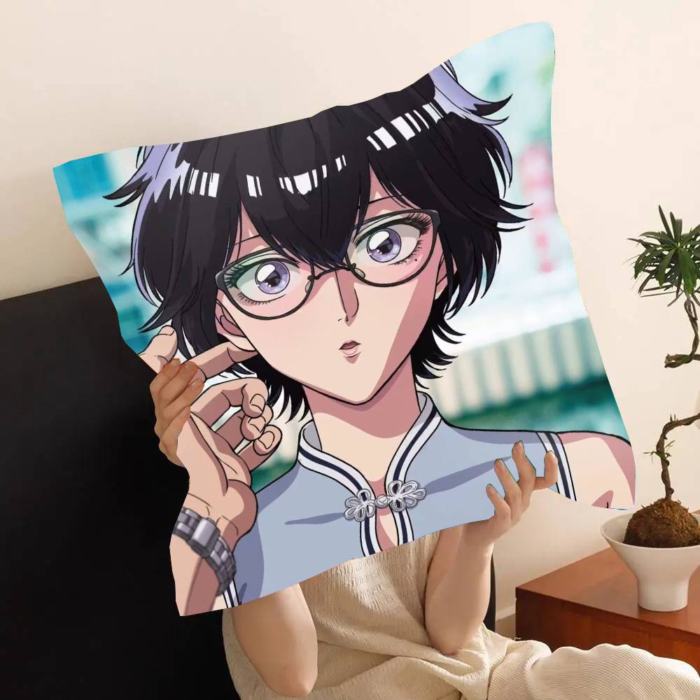 Kowloon G-Generic Romance Anime Pillow Case Fashion Square Pillowcase Bedroom Sofa Room Ins Decoration Leisure