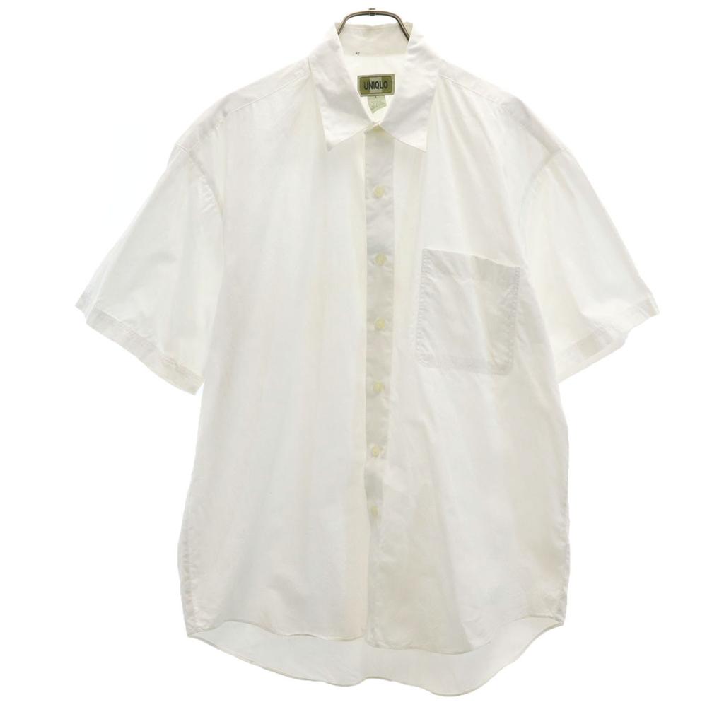 Uniqlo Old Short Sleeve Shirt L White Men's Used