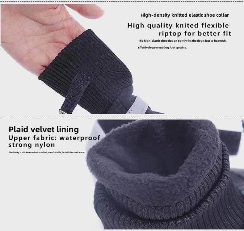 Stivali da neve resistenti per cani medi e grandi: Golden Retriever, Samoiedo e Altro