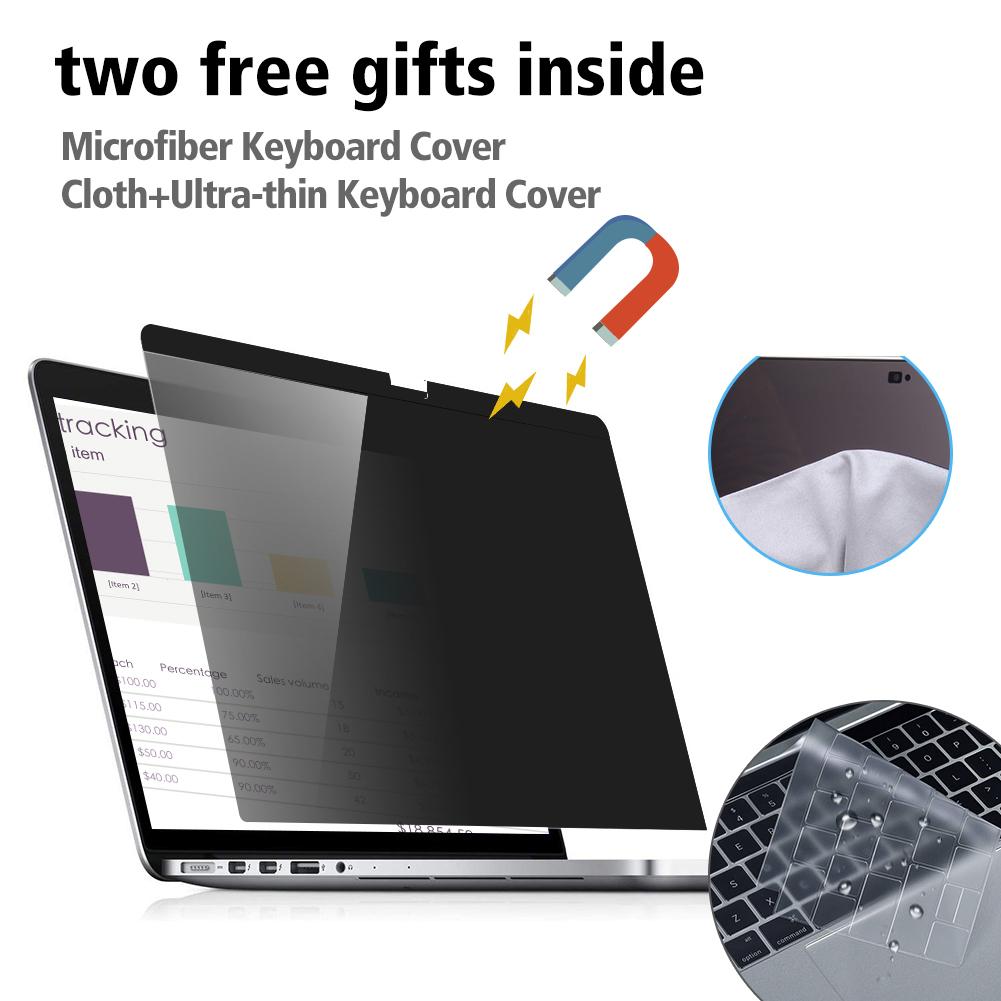 For Apple MacBook Pro 15 Screen Protectors Film A1707 A1990 Removable Magnetic Laptop Privacy Filter