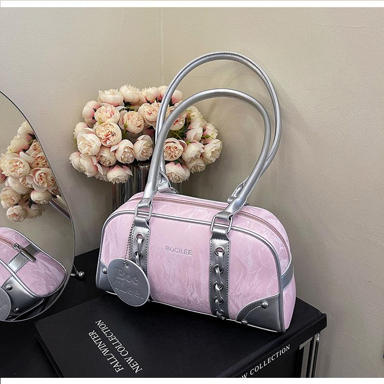 Tasche mit großem Fassungsvermögen Damen Frühling und Sommer vielseitig neu Nische Einzel-Schulter Achseltasche lässige Kissen-Tasche