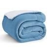 Double-Sided Plush Flannel Fleece Blanket - Ultra-Fine, All-Season Throw for Bed, Sofa, Travel, or Camping