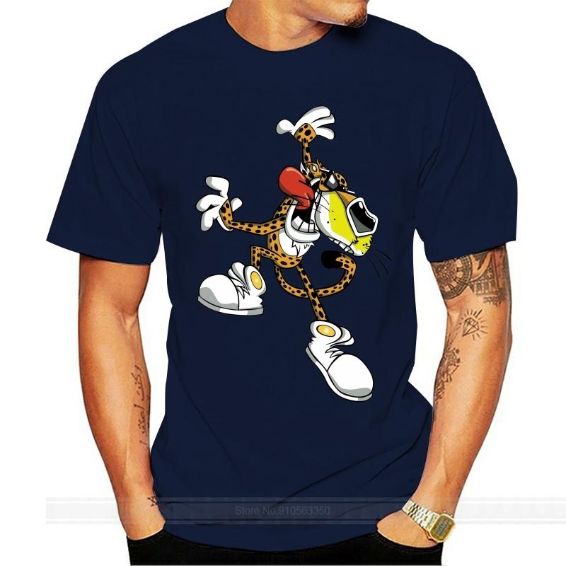 

Men Cheetos Chester Short Sleeve Cotton T Shirt Black cotton tshirt men summer fashion tshirt euro size S