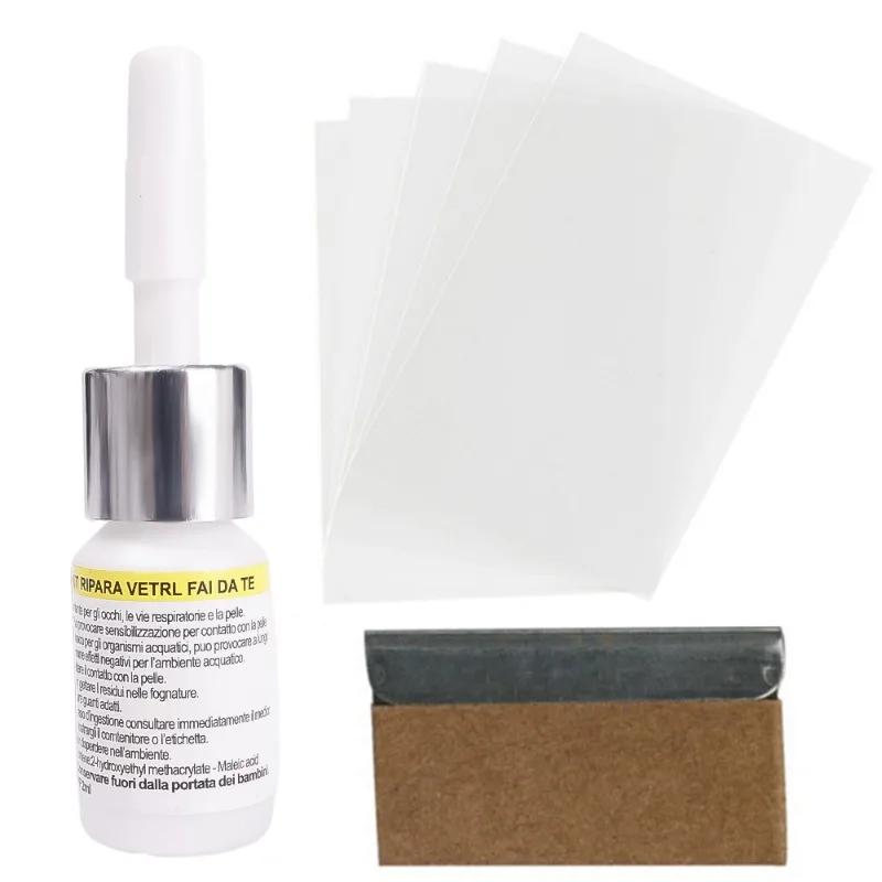 Windshield Repair Kit Car Cracked Glass Repairing Tools Household DIY Window Glass Nano Scratch Crack Repair Resin Glue