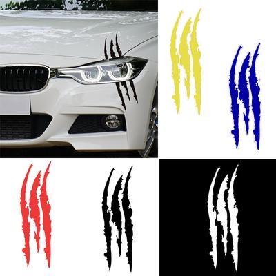 Auto Car Sticker Reflective Monster Claw Scratch Stripe Marks Headlight Decal Car Stickers 40cmX12cm Car Accessories