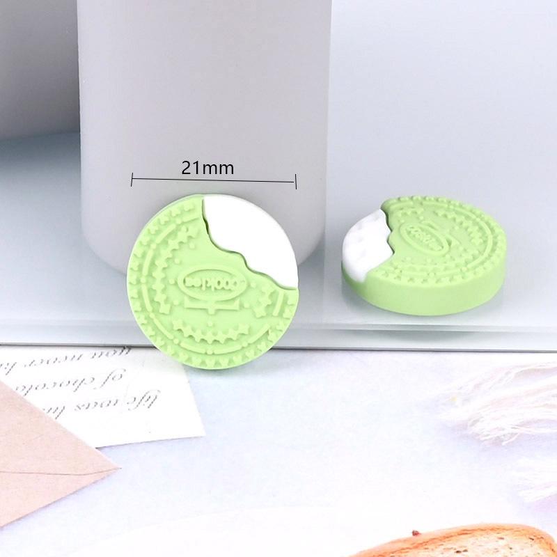 10 sztuk Kawaii mieszane sztuczne ciasteczka ciastka ozdoby DIY spinka do włosów biżuteria rzemiosło żywiczne obudowa telefonu akcesoria dekoracyjne-&-*-&&-