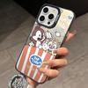 Cartoon Squirrels Chips Dales Phone Case for iPhone 17 Air 16 16e 15 14 Plus 13 12 11 Pro Max X Xs XR 8 Colorful Silver Cover