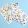 Self-Adhesive Facial Ornaments: No-Punch Free Eyebrow, Nose, Lip, and Earring Stud Stickers