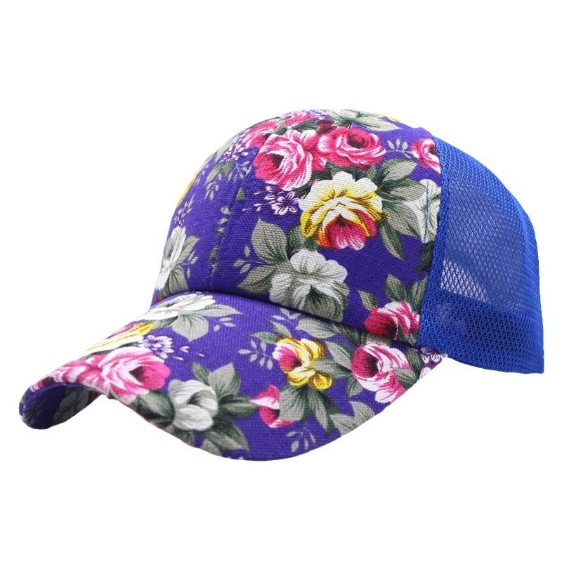 Hat women's summer tide outdoor net hat casual baseball cap summer visor hat cool hat sun hat cap