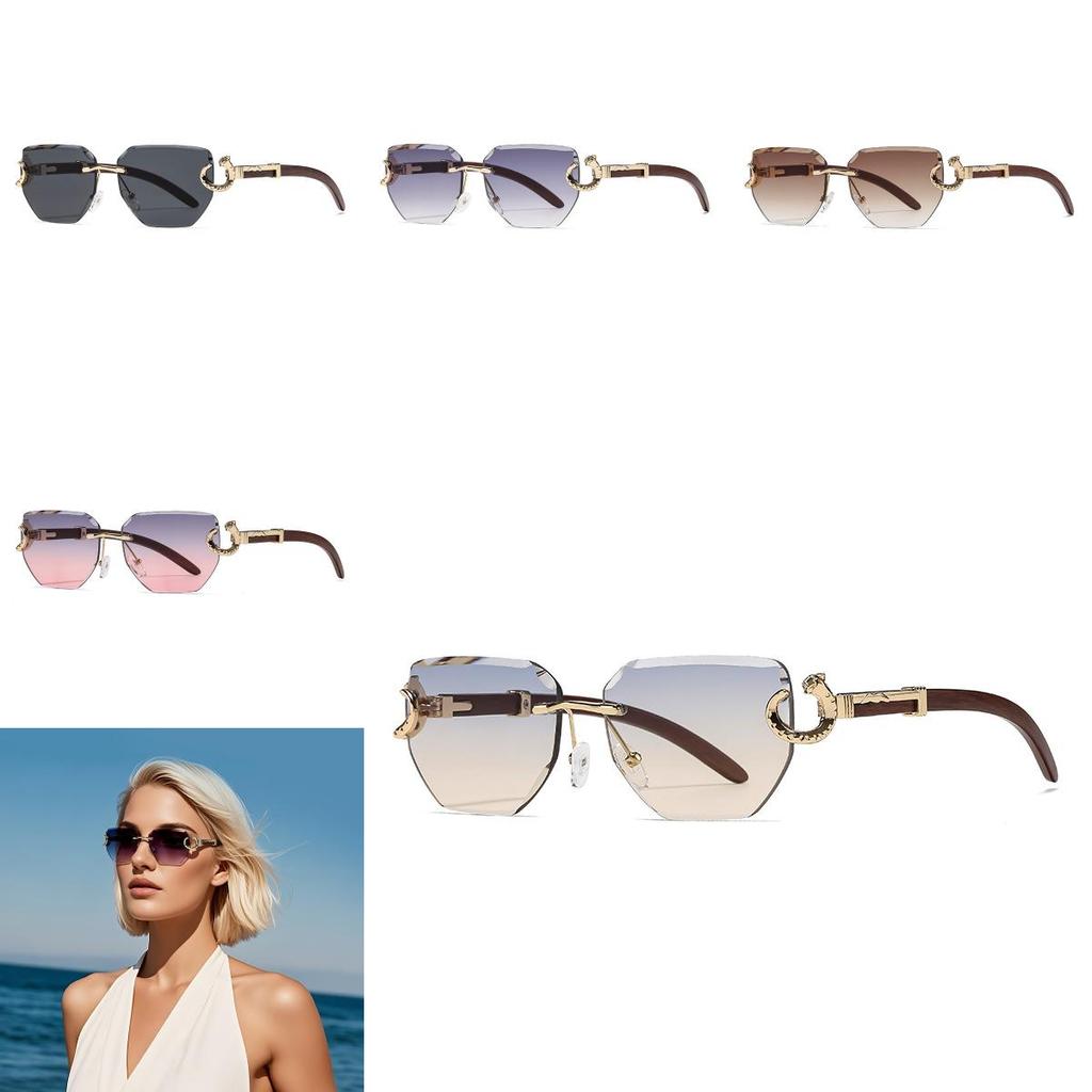 Fashion Polygon Sunglasses With Uv400 Protection For Outdoor Activities And Parties