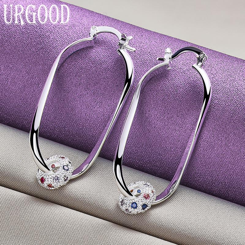 925 Sterling Silver Piercing Earrings Wedding Jewelry