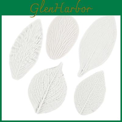 Silikon Blatt Kuchenform Set Für Fondant Und Ton Dekorationen Mit 3D Textur Für Backliebhaber